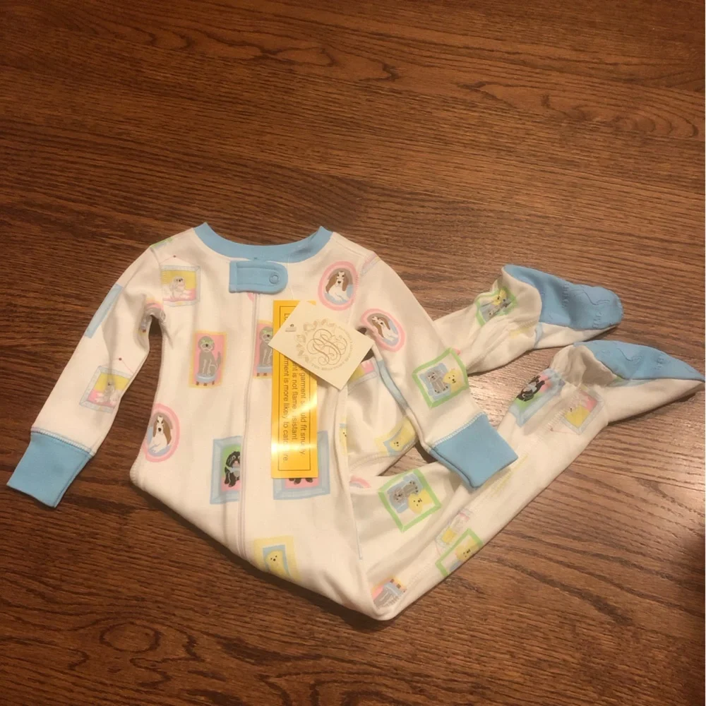 NEW | The Beaufort Bonnet Company | Baby Boy Footie Pajamas - Picture 4 of 11